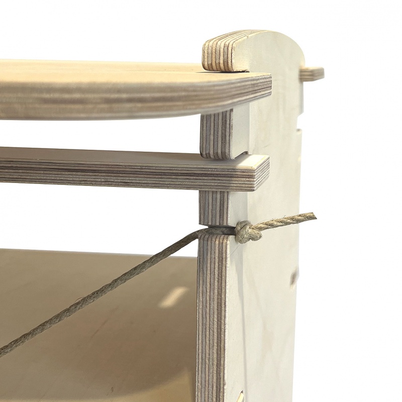 mobilier-en-carton-Comptoir en BOIS