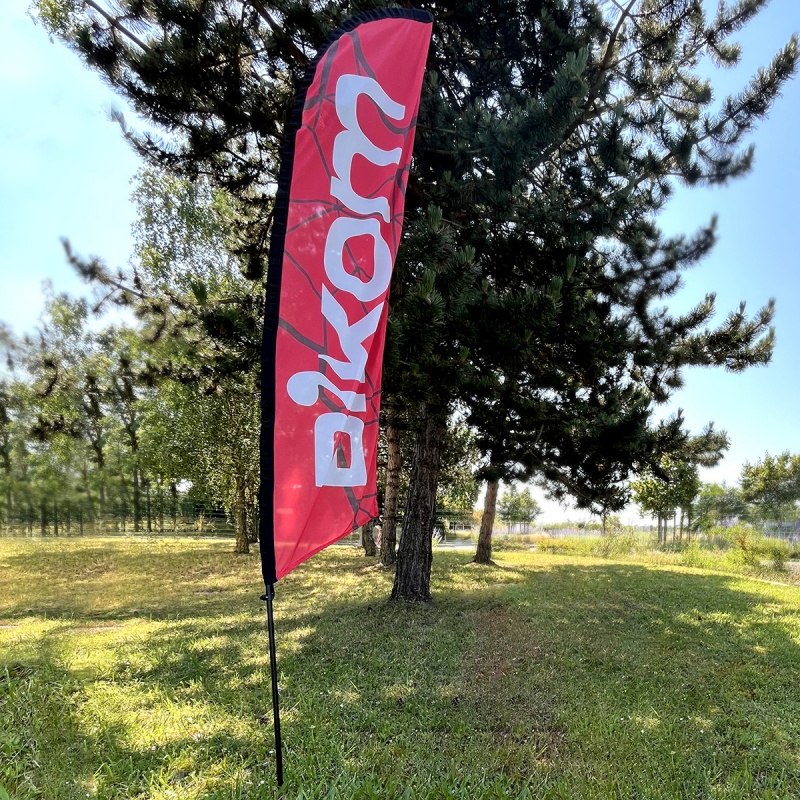 BIKOM Kit Drapeau 4 tailles au choix