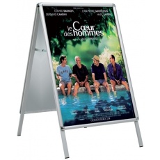 Chevalet de trottoir A0 BIKOM Chevalet de trottoir, porte affiche, cadre