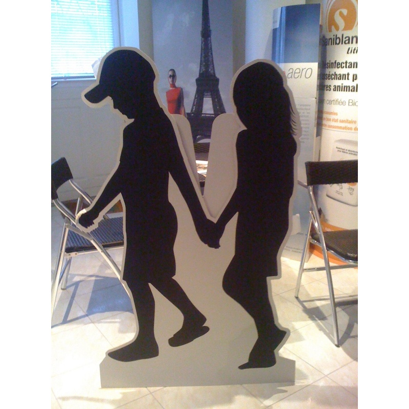 fabricant_plv_Silhouette carton personnalisée