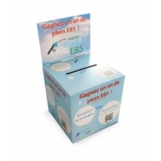 Urne en carton format 15cm de côté BIKOM Urnes en carton