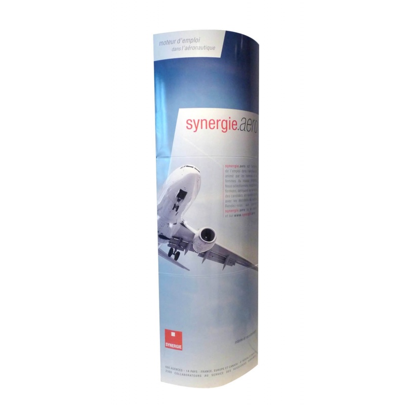 BIKOM Totem en carton publicitaire 160 x 55 cm