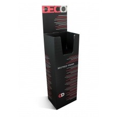 PLV en carton pour journaux et catalogue BIKOM Porte catalogues