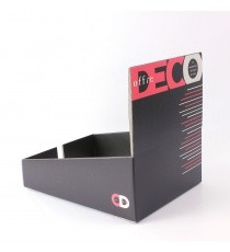 PLV de comptoir en carton 230x310x280 mm