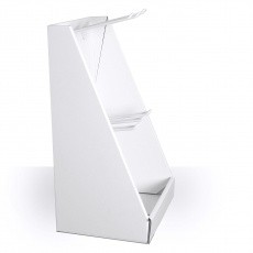 Présentoir à broches personnalisable, 6 broches, 240 x 200 x 450 mm