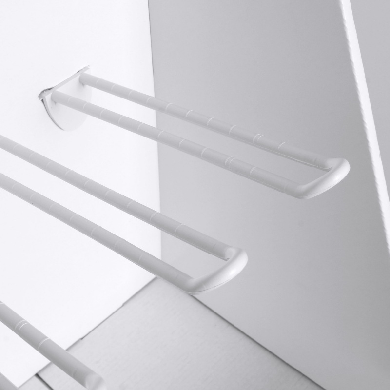 Présentoir à broches personnalisable, 6 broches, 240 x 200 x 450 mm BIKOM Présentoirs en carton