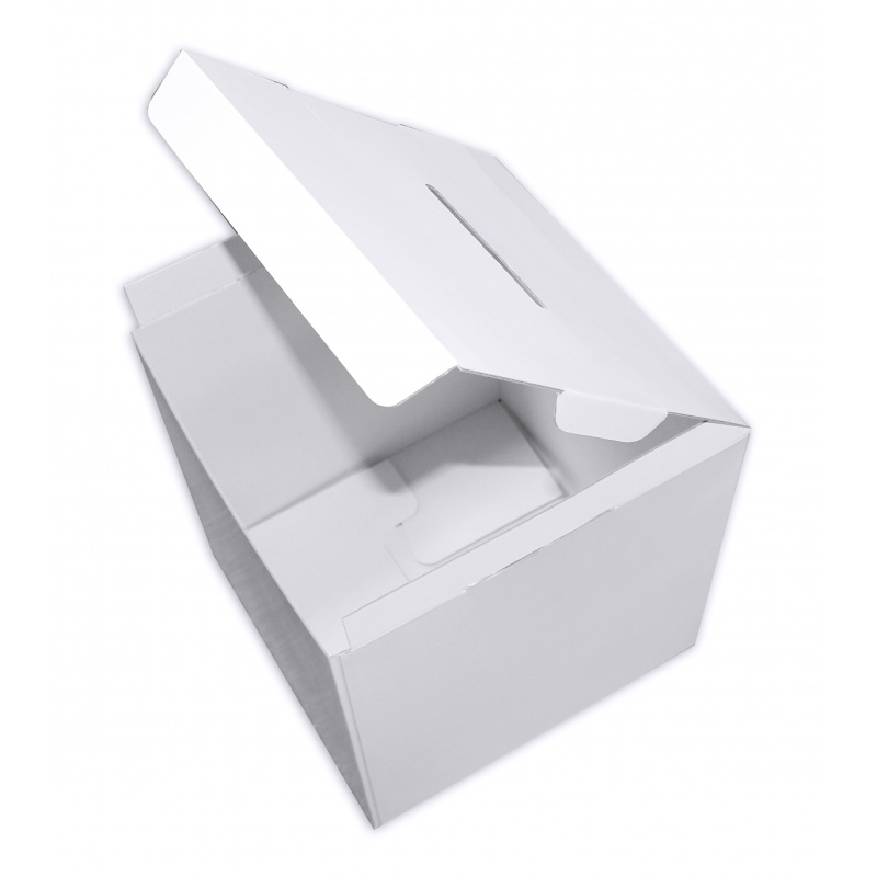 BIKOM Urne en carton 15 x 15 x 15 cm sur carte