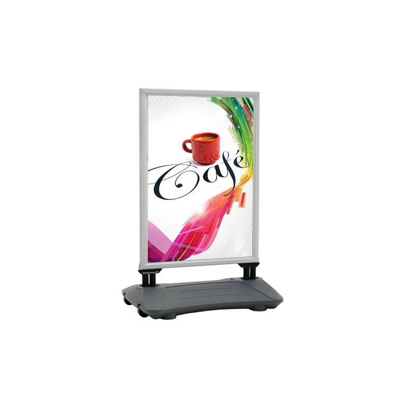 Porte affiche A1 BIKOM Chevalet de trottoir, porte affiche, cadre