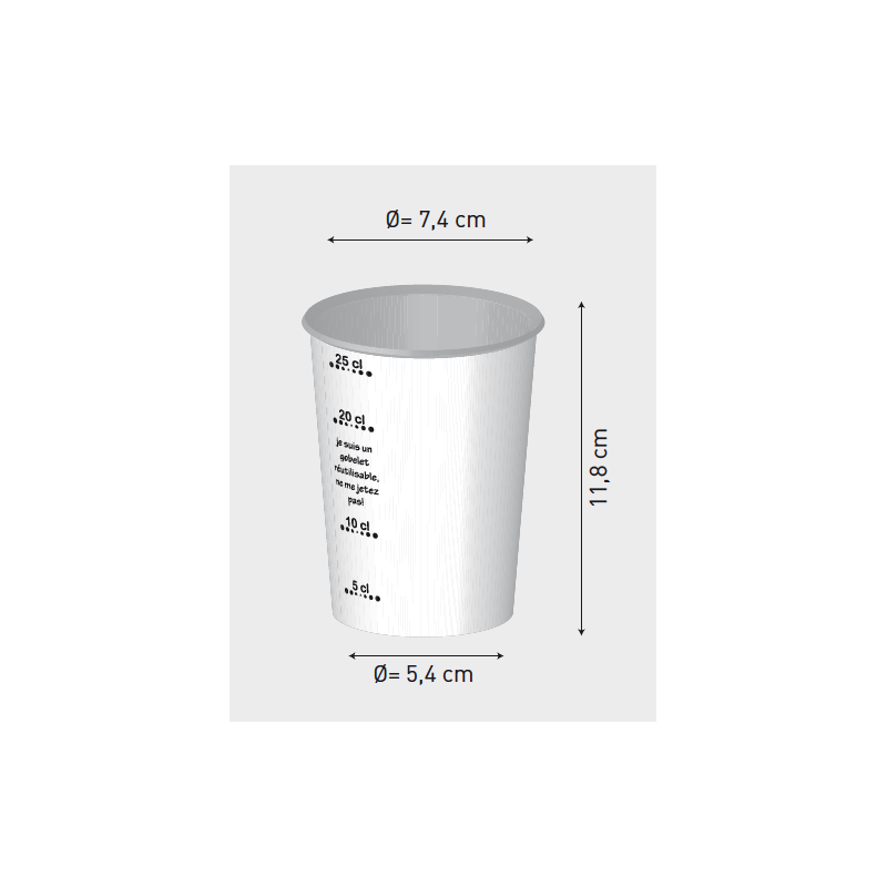 Gobelet écologique personnalisé BIKOM Porte bouteille et lunch box