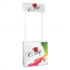 Comptoir stand de démonstration en pvc