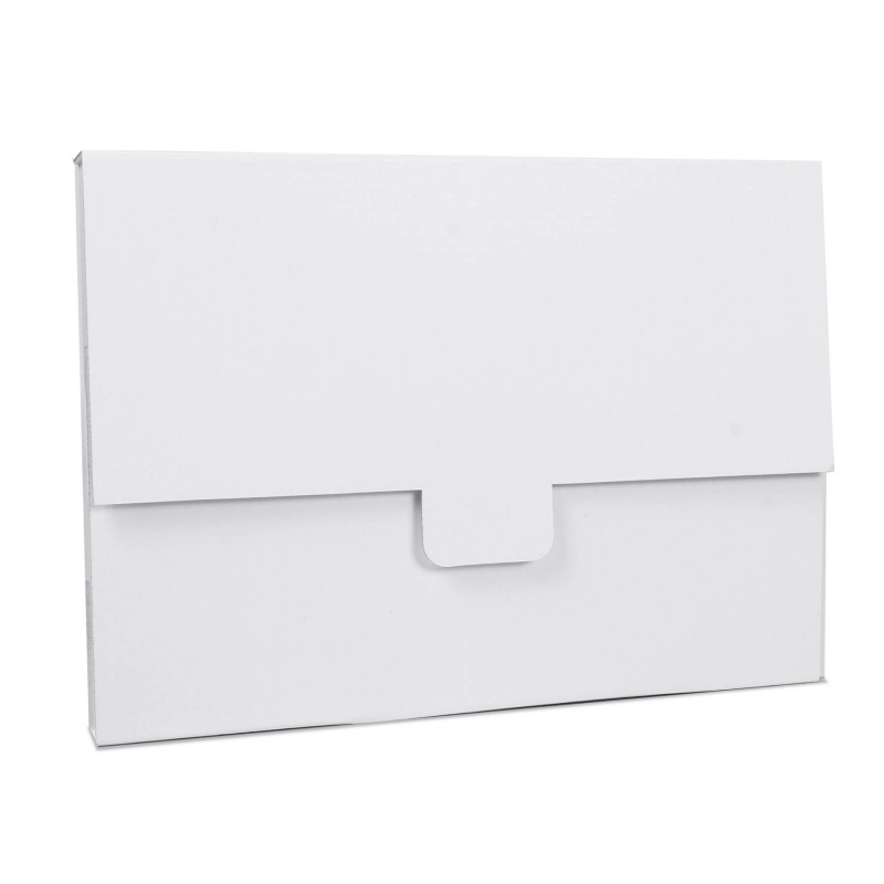 Pochette carton blanche format 31x22x2cm BIKOM Étuis et pochettes