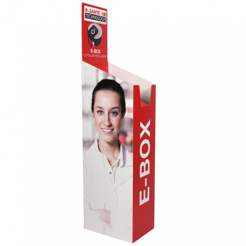 Présentoir porte catalogue A4 ou A5 en carton BIKOM Porte catalogues