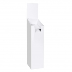 Présentoir porte brochure en carton blanc BIKOM Porte catalogues