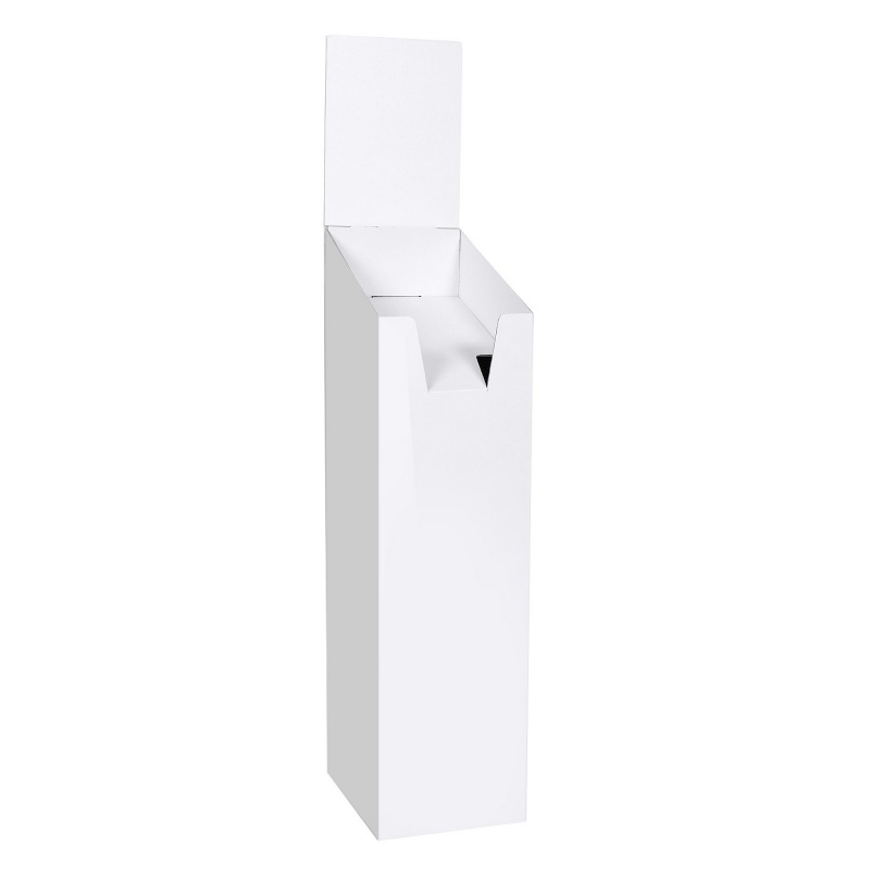 Présentoir porte brochure en carton blanc BIKOM Porte catalogues