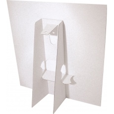 PLV de comptoir - Chevalet carton plv - 21 x 21 cm