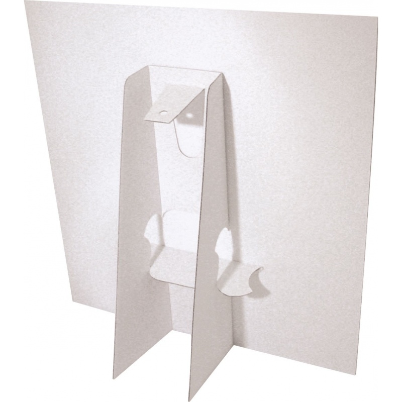 PLV de comptoir - Chevalet carton plv - 21 x 21 cm BIKOM Chevalets en carton
