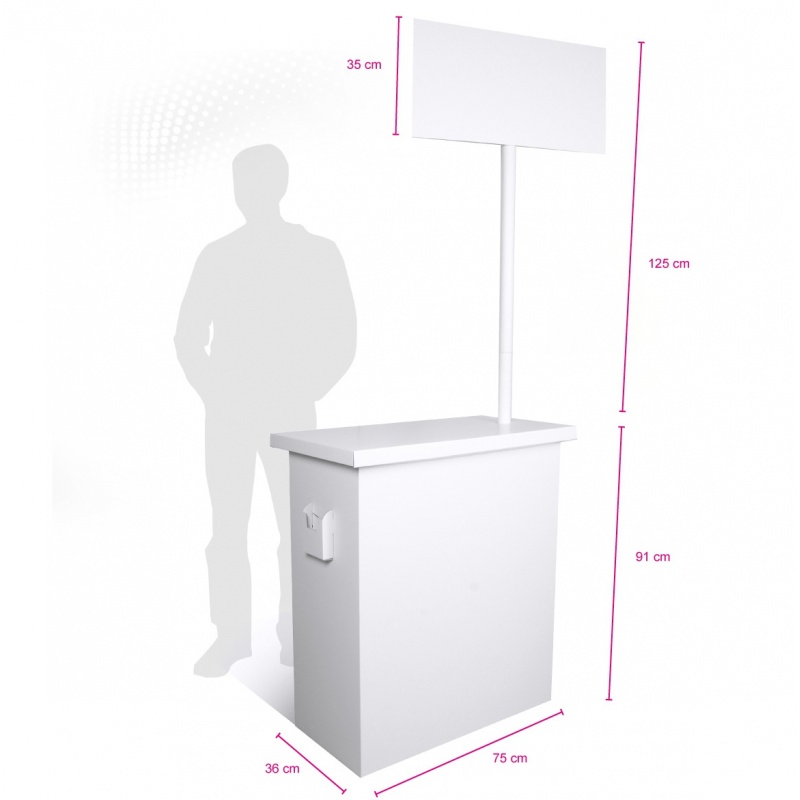 fabricant_plv_Stand dégustation 75 x 36 cm sans impression