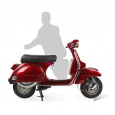Scooter en carton grandeur nature