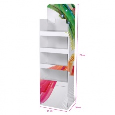 fabricant_plv_Meuble 4 étagères 51x30x172cm