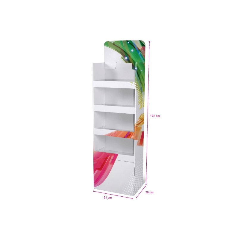 fabricant_plv_Meuble 4 étagères 51x30x172cm