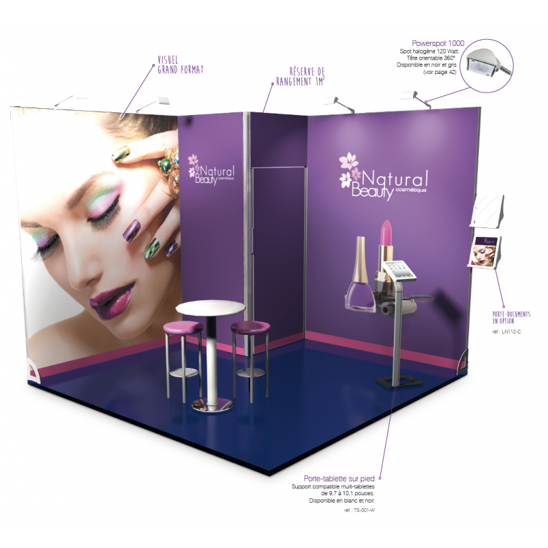 BIKOM Stand 9m2 modulaire