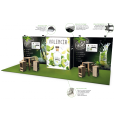 BIKOM Stand 24m2 modulaire