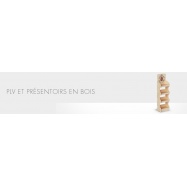 PLV et présentoir en bois