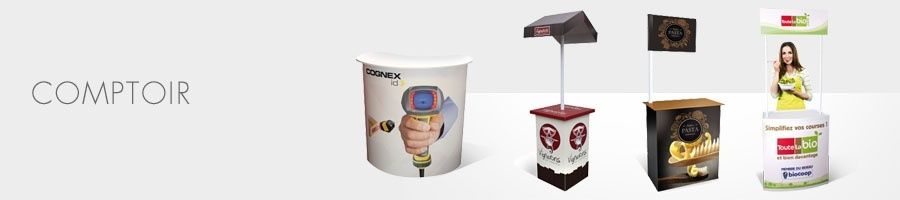 Fabricant comptoir PLV